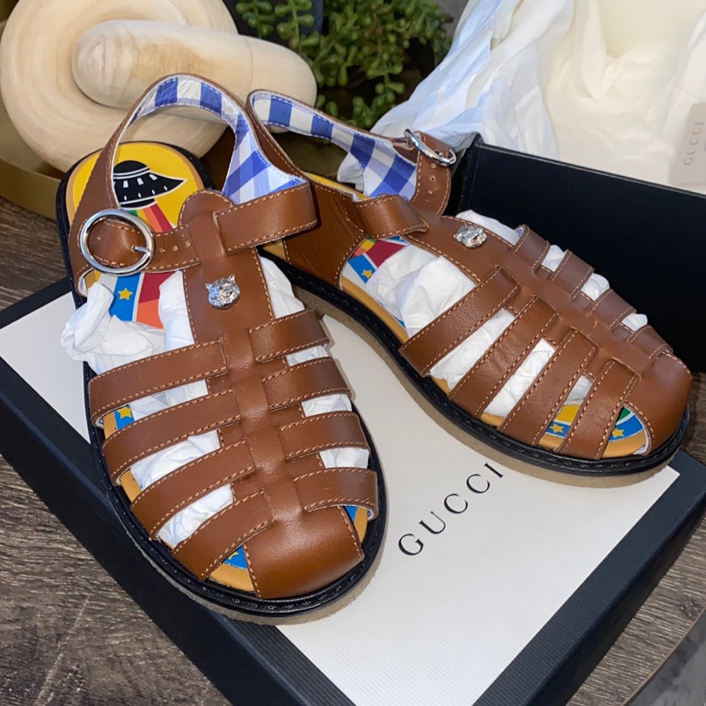 Gucci Kids Cirano Lux Sandals